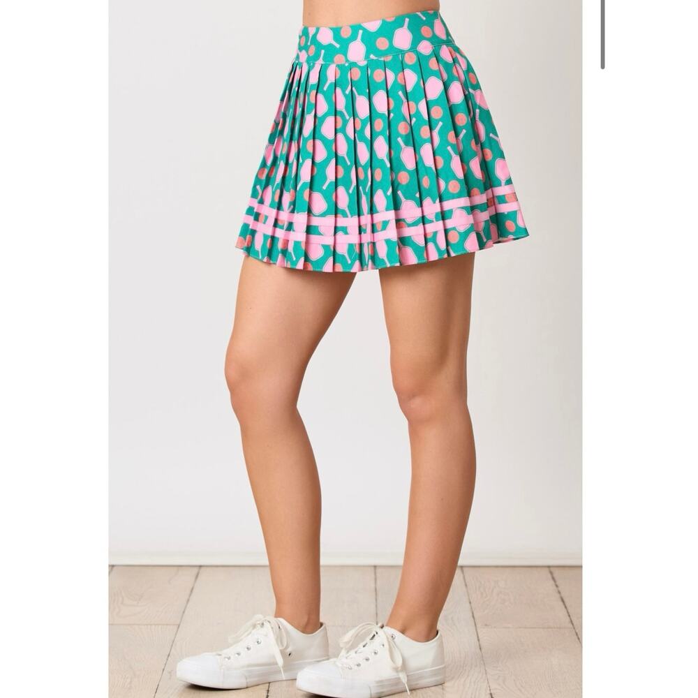 Peach Love California Polka Dot Mini Skirt - Picture 3 of 10